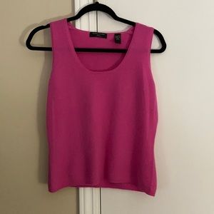 Cashmere tank top